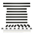 Westin EXP Roof Rack for Full Size EXP Truck Cap (RACK ONLY - NO CAP) 50x58in. - Tex. Blk