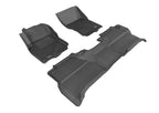 3D MAXpider 05-19 Nissan Frontier Crew Cab Kagu Black Full Set (2 EYELETS)