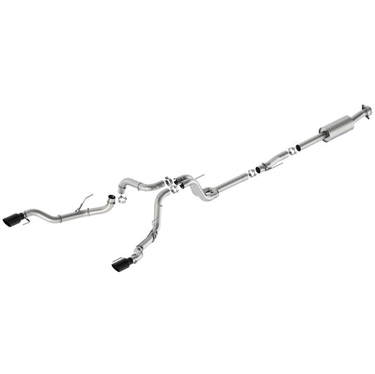 Ford Racing 21-24 F-150 Extreme Bumper Exit Exhaust - Black Tips