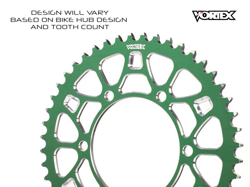 Vortex Racing V4 40 Tooth 520 Rear Sprocket - Green