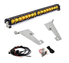 Baja Designs 2022 Toyota Tundra 20in S8 Behind Bumper Light Mount Kit - Amber