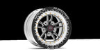 Weld RT Full Throttle 15x10 / 5x4.5 / 7.5in. BS Black Wheel - Single Beadlock