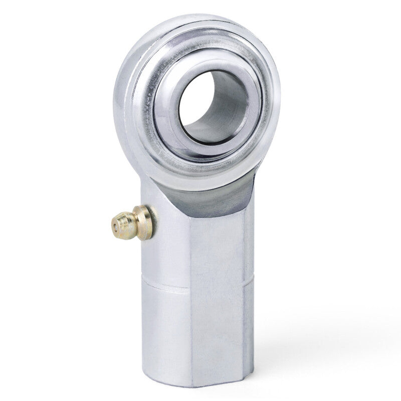 QA1 C Series 2-Pc Rod End - Female/Right Hand - 10mm Bore x M10x1.5 w/Zerk - Carbon Steel