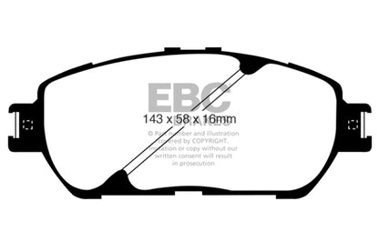 EBC 02-03 Lexus ES300 3.0 Ultimax2 Front Brake Pads