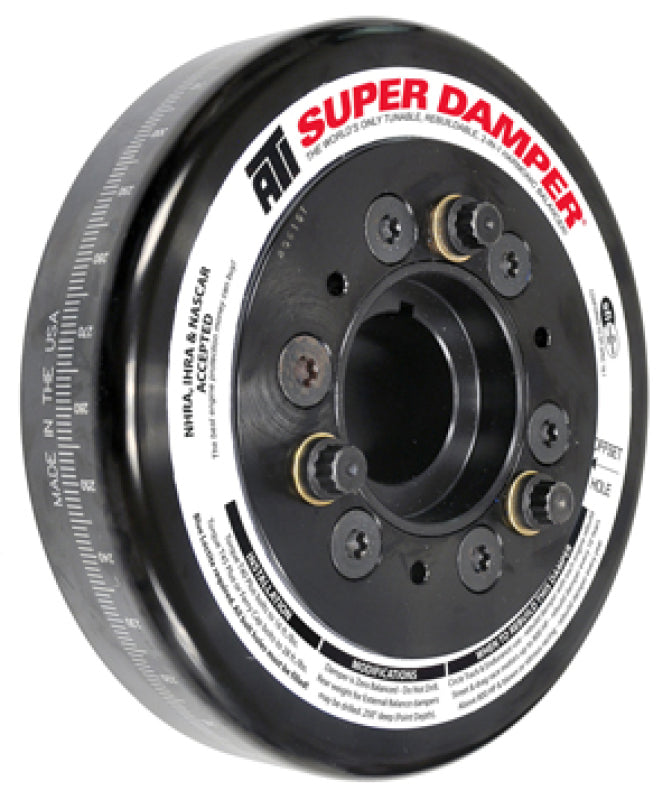 ATI Damper - 6.78in - Alum - 6 Grv - 10 Percent UD - LS1/LS2 F/V Body - No A/C - Alum Hub - 3 Ring