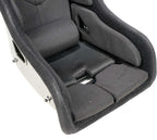 NRG FIA Competition Seat w/ Head Containment & Comp Fabric FIA Velcro Paddings - Thin Cushion (Blk)