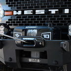 Superwinch 10000 LBS 12V DC 3/8in x 54ft Synthetic Rope Scorpion 10000SR Winch - Black Powdercoat