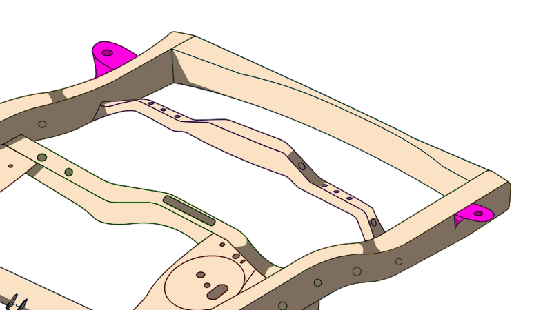 Rust Buster 4Runner & FJ Cruiser Rear Body Frame Mount