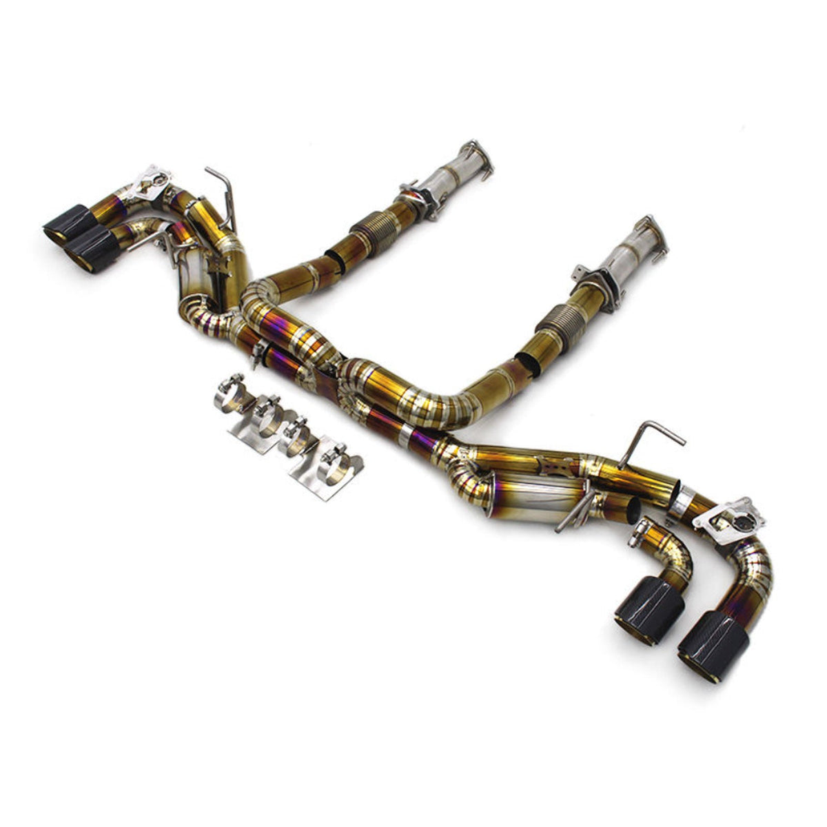 Titanium Valved Catback Exhaust for 20-24 Chevrolet Corvette C8 6.2L V8 by Stratec Systems
