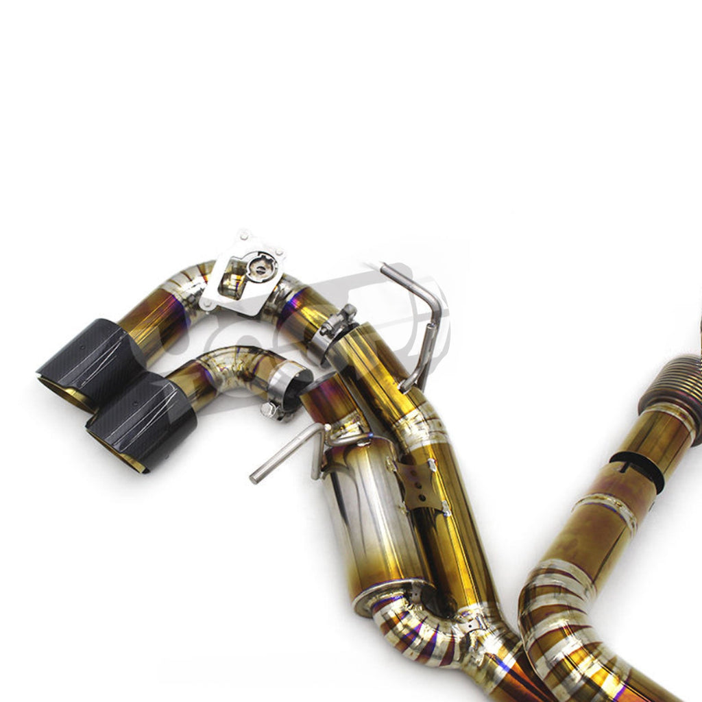 Titanium Valved Catback Exhaust for 20-24 Chevrolet Corvette C8 6.2L V8 by Stratec Systems