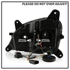 Spyder 13-19 Peterbilt 579 Passenger Side Projector Headlights - Black (PRO-YD-PB57914-SEQ-R-BK)