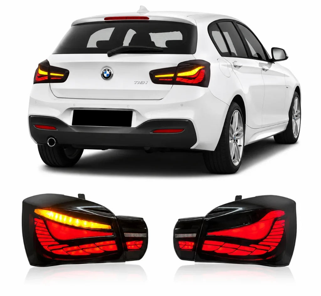 BMW 1 Series F20 F21 Dragon Scale Style LED Taillights 2015-2018
