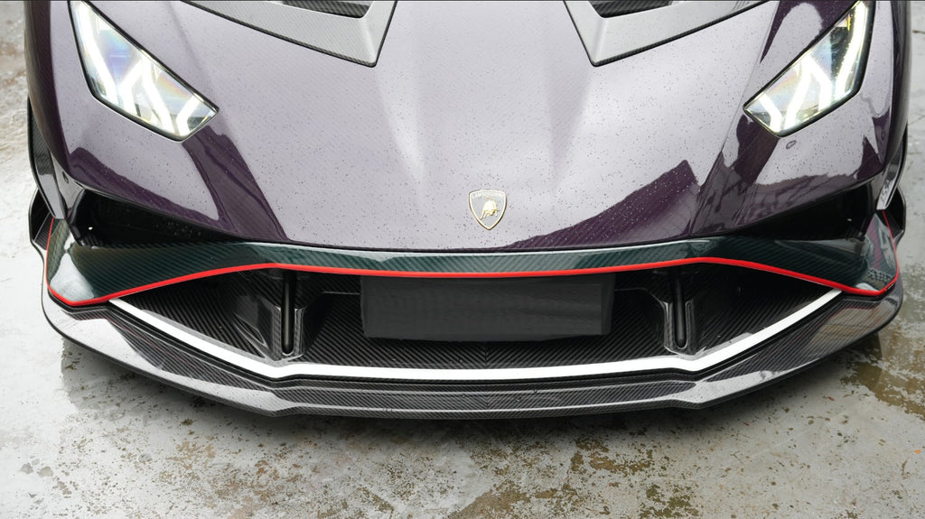 Carbon Fiber Front Splitter Lip - Lamborghini Huracan STO