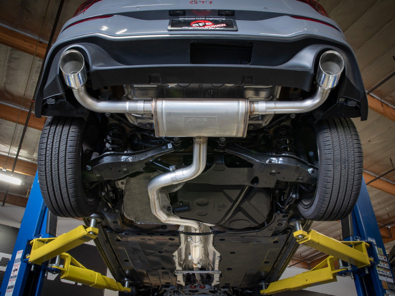 aFe 22-24 Volkswagen GTI MACH Force-Xp 3 to 2-1/2 IN Stainless Steel Cat-Back Exhaust w/Polished Tip