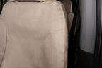 Covercraft 14-23 Ford Transit Polycotton SeatSaver Custom Front Row Seat Covers-Taupe
