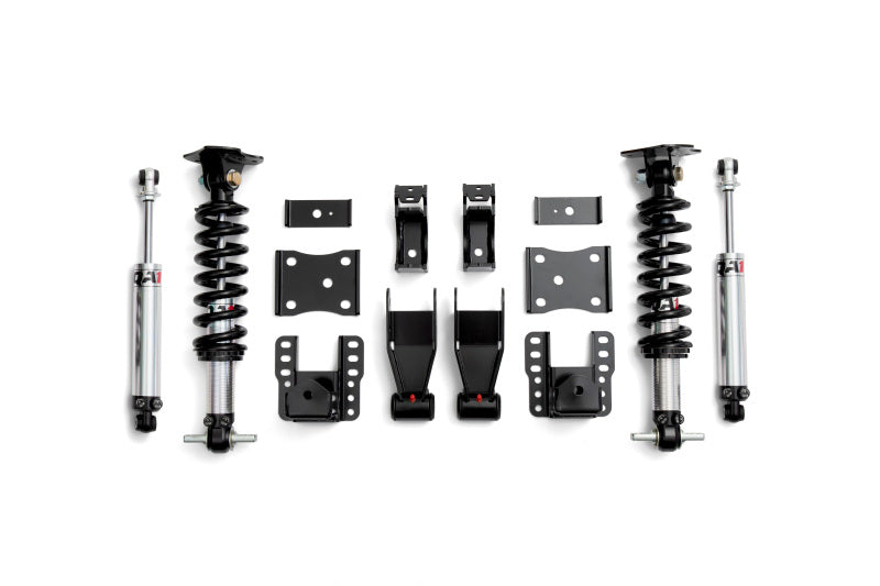 QA1 07-16 Chevrolet Silverado 4WD Lowering Kit w/ Spindles Double Adjustable 4in-6in