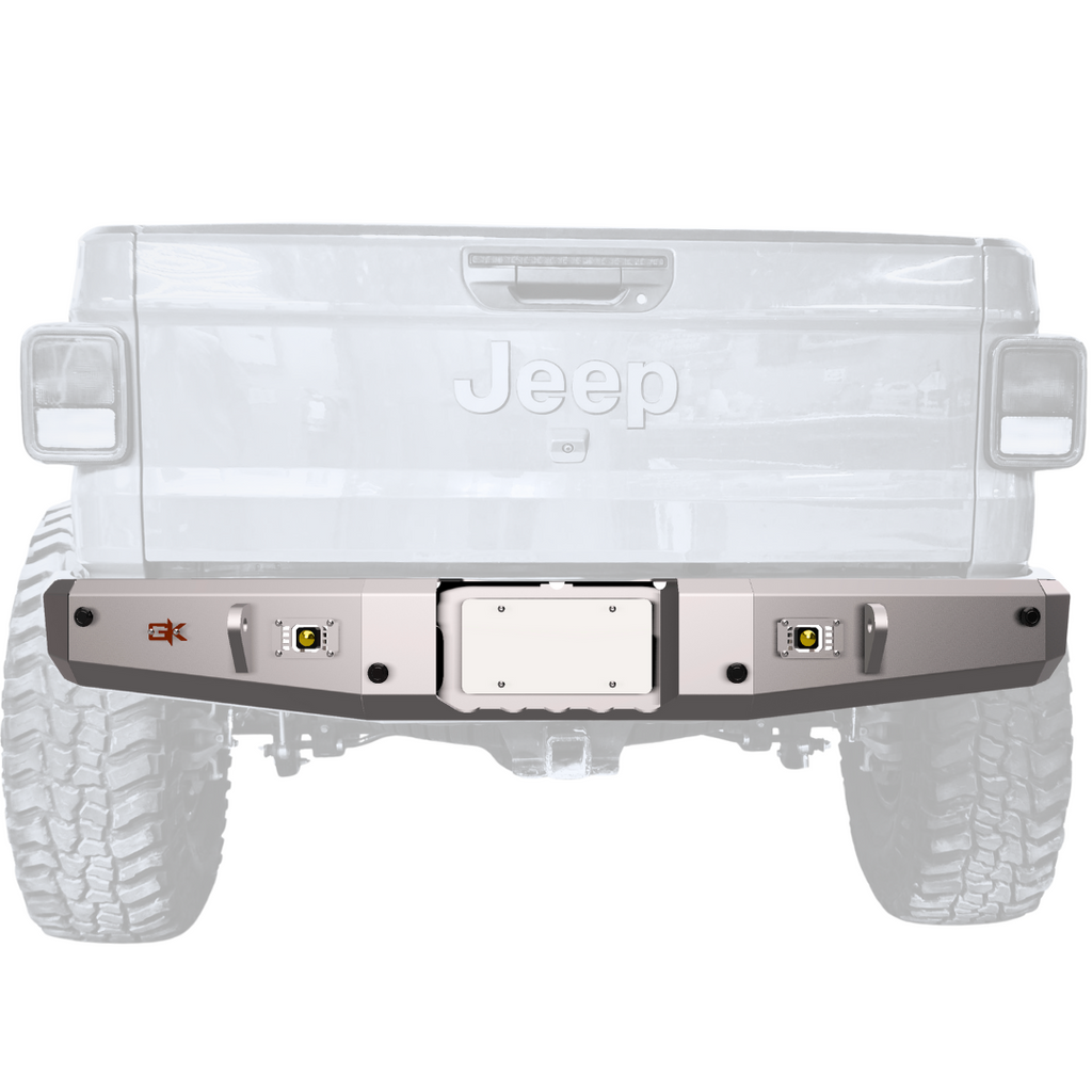 Gauntlet Rear Bumper for 2020+ Jeep Gladiator JT By Gatekeeper Off-Road