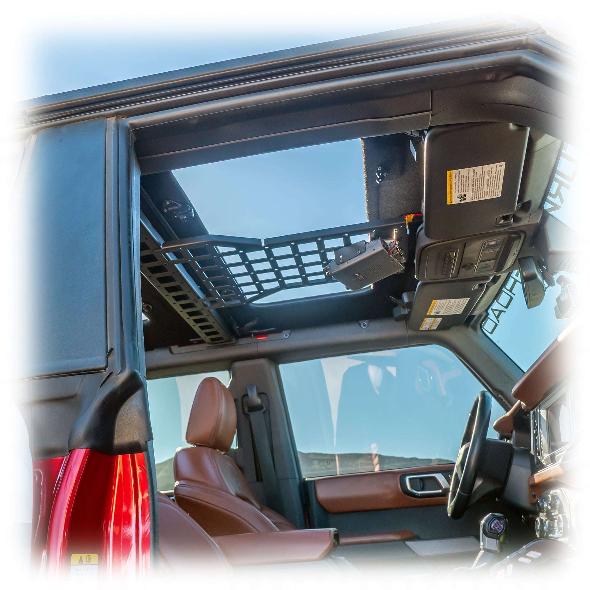 Turn Offroad Cage Brace and Overhead MOLLE Panel for Ford Bronco 4-Door