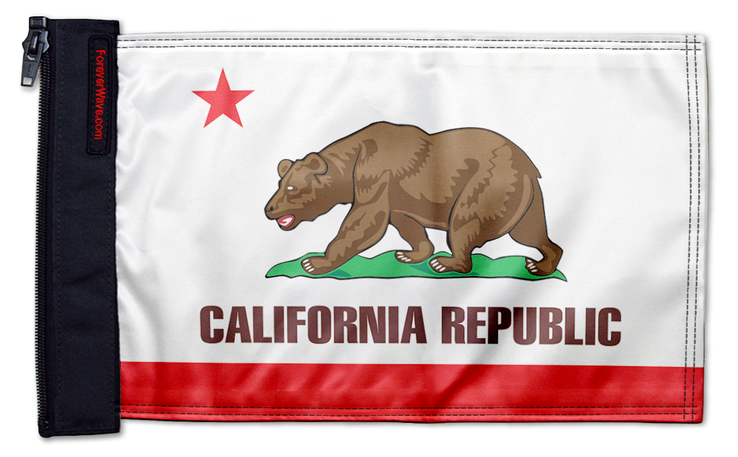 State Flag California 12"x18" Forever Wave Flag