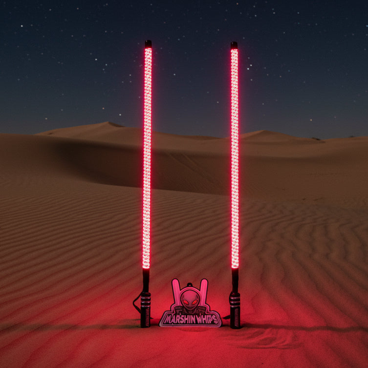 V2 Black Out LED Whip Set: The Ultimate Stealth