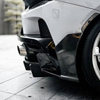 MWD Style Carbon Fiber Rear Diffuser Spats Canards for McLaren GT - Bull Boost Performance