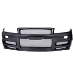 Dry Carbon Fiber Z Tune Style Front Bumper for Nissan Skyline R34 - Bull Boost Performance