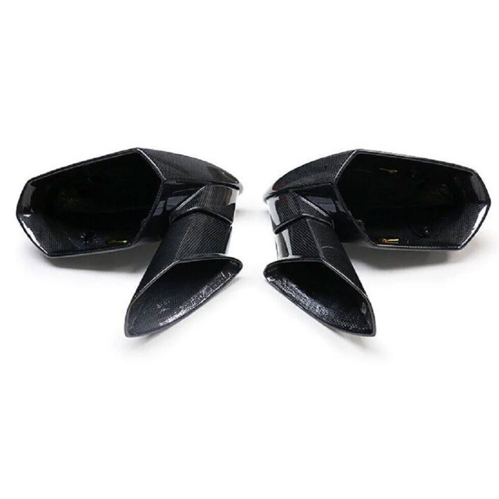 Carbon Fiber Mirrors Cap Cover for Lamborghini Huracan Tecnica LP580 LP610 LP640 - Bull Boost Performance