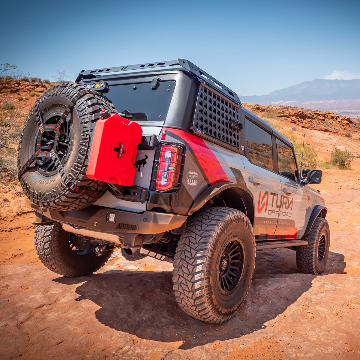 Turn Offroad 2021+ Ford Bronco HD Tire Carrier Tailgate Reinforcement