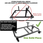 D Series D15 D16 D17 Engine Cradle Stand Cart Quick Block Handle Bars Casters - Bull Boost Performance