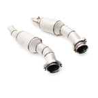 Hi Flow Catted Exhaust Down Pipes for Ferrari Modena 360 Spider 3.6L - Bull Boost Performance