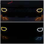 2015-2023 Dodge Charger Front Bumper Cover Yellow Splitter Grille PP