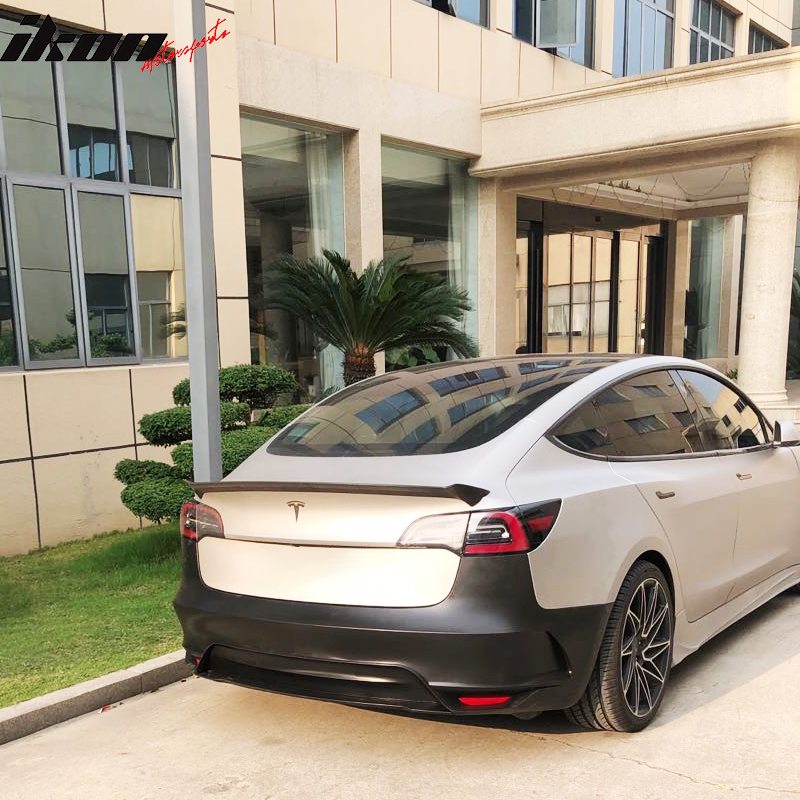 2017-2023 Tesla Model 3 IKON Style Rear Bumper Cover W/Reflectors PP