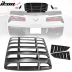 2014-2019 Chevy Corvette C7 Classic Style Side Rear Window Louvers ABS
