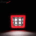 2006-2011 Civic Mugen Twin Outlet Clear 3rd Brake Light Rear Diffuser