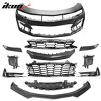 2019-2024 Chevrolet Camaro 19 SS Style Unpainted Front Bumper Cover