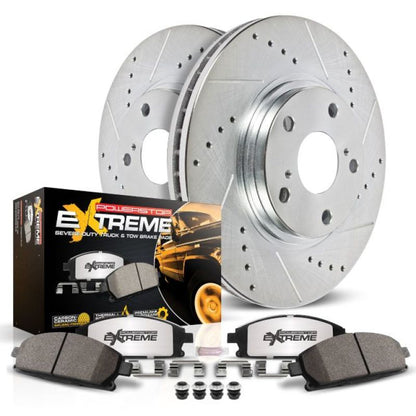 Power Stop 99-00 Cadillac Escalade Front Z36 Truck & Tow Brake Kit