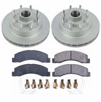 Power Stop 99-02 Ford F-350 Super Duty Front Z17 Coated Brake Kit