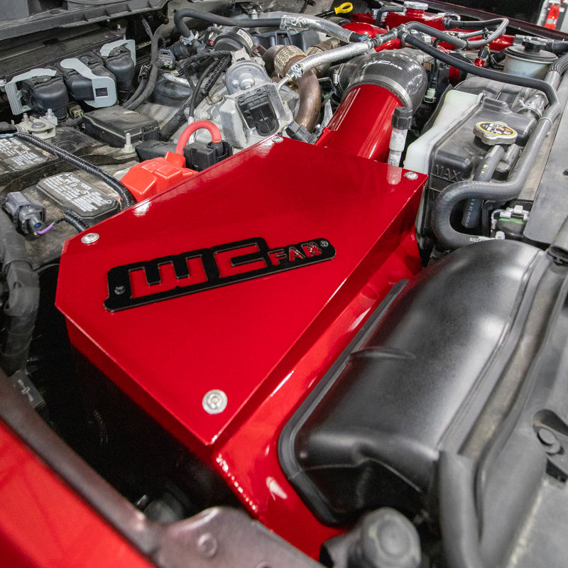Wehrli 20-24 Ford 6.7L Powerstroke 4in. Intake Kit - Bengal Red