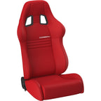 Corbeau A4 Black or Red Cloth Seats - UNIVERSAL (Pair)