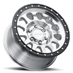Method MR315 17x8.5 0mm Offset 6x5.5 106.25mm CB Polished Wheel - Gloss Black Lip