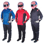 RaceQuip Black Chevron-5 Jacket SFI-5 - XLG