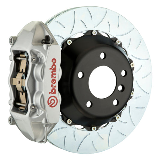 Brembo 11-12 1M Rear GT BBK 4 Piston Cast 380x28 2pc Rotor Slotted Type-3-Silver