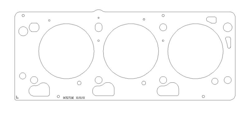 Cometic Chrysler EGF/EGG/EGJ/EGK/EGQ/EGS SOHC V6 .075in MLS Cylinder Head Gasket - 96.5mm Bore - LHS