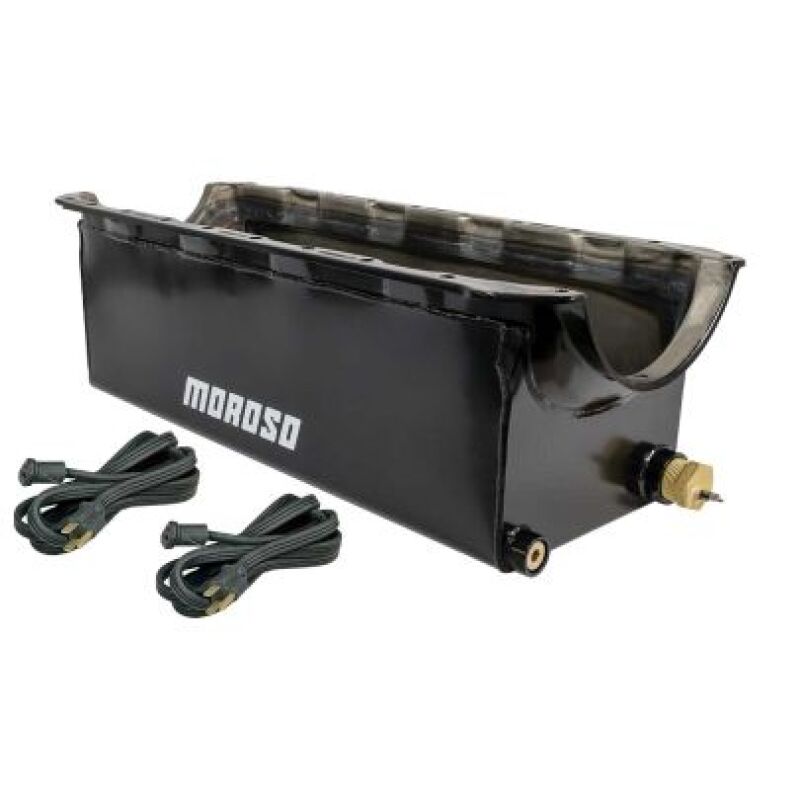 Moroso BBC Mk IV Monster Truck 7.75in Deep Wet Sump 9.5 Qt Steel Oil Pan