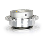 NRG Quick Release Kit - Silver Body/ Shinny Chrome Heart Cutout Ring