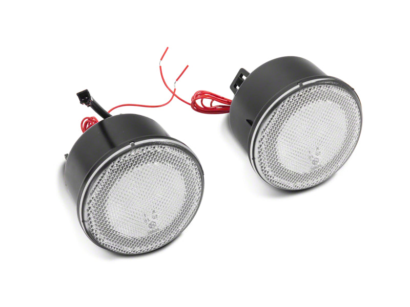 Raxiom 07-18 Jeep Wrangler JK Axial Series LED Turn Signals w/ Halo- Clear