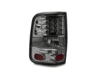 Raxiom 04-08 Ford F-150 Styleside LED Tail Lights- Chrome Housing- Smoked Lens