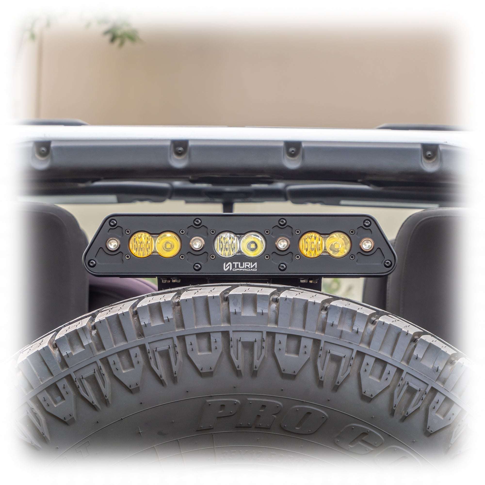 Turn Offroad Billet Chase Light and 3rd Brake Light for Jeep Wrangler JL
