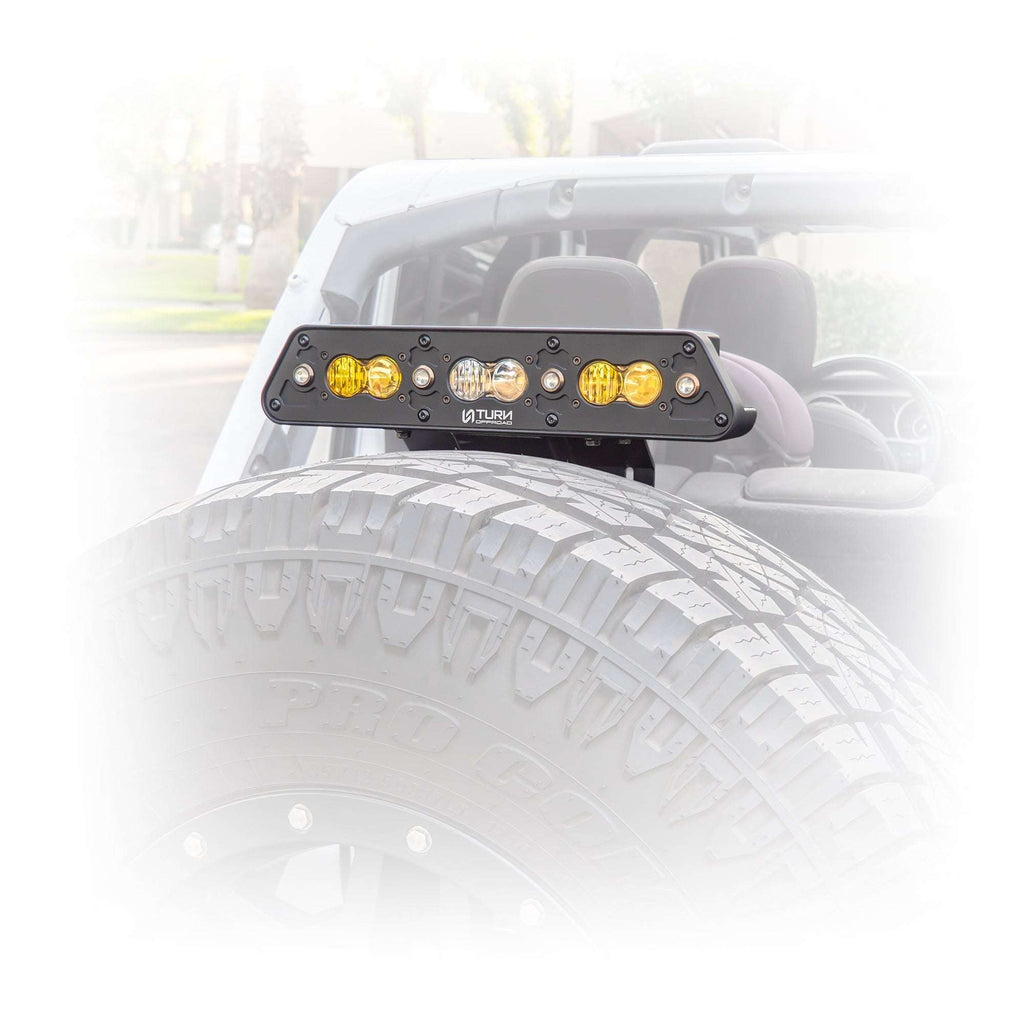 Turn Offroad Billet Chase Light and 3rd Brake Light for Jeep Wrangler JL