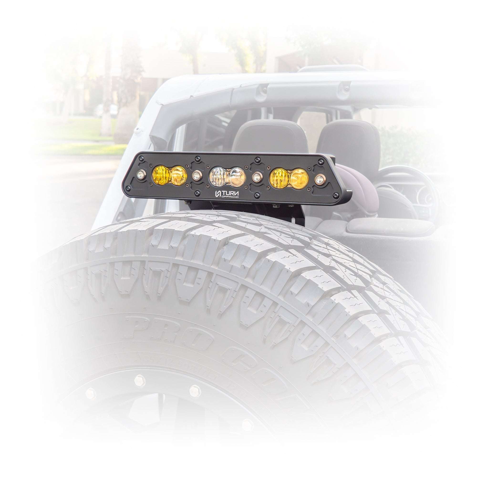 Turn Offroad Billet Chase Light and 3rd Brake Light for Jeep Wrangler JL